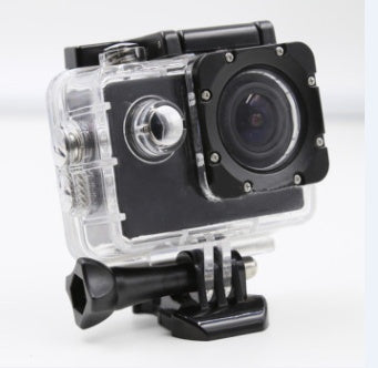 4K  Waterproof Sport Camera with accessories.