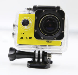 4K  Waterproof Sport Camera with accessories.