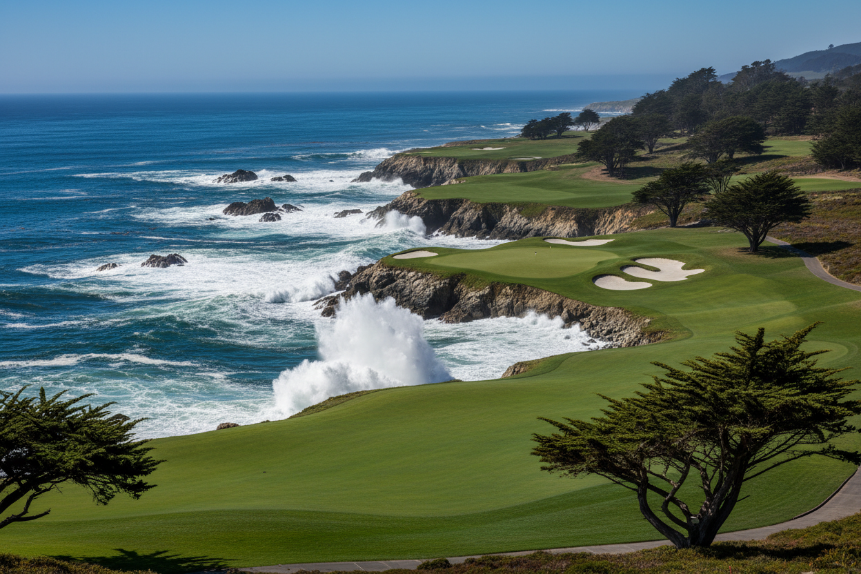 Pebble beach golf course